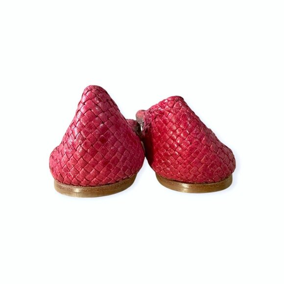 Prada Round Toe Multicolor Woven Leather ballerinas Flats, Size 39 EU, Pink mult - Picture 9 of 9